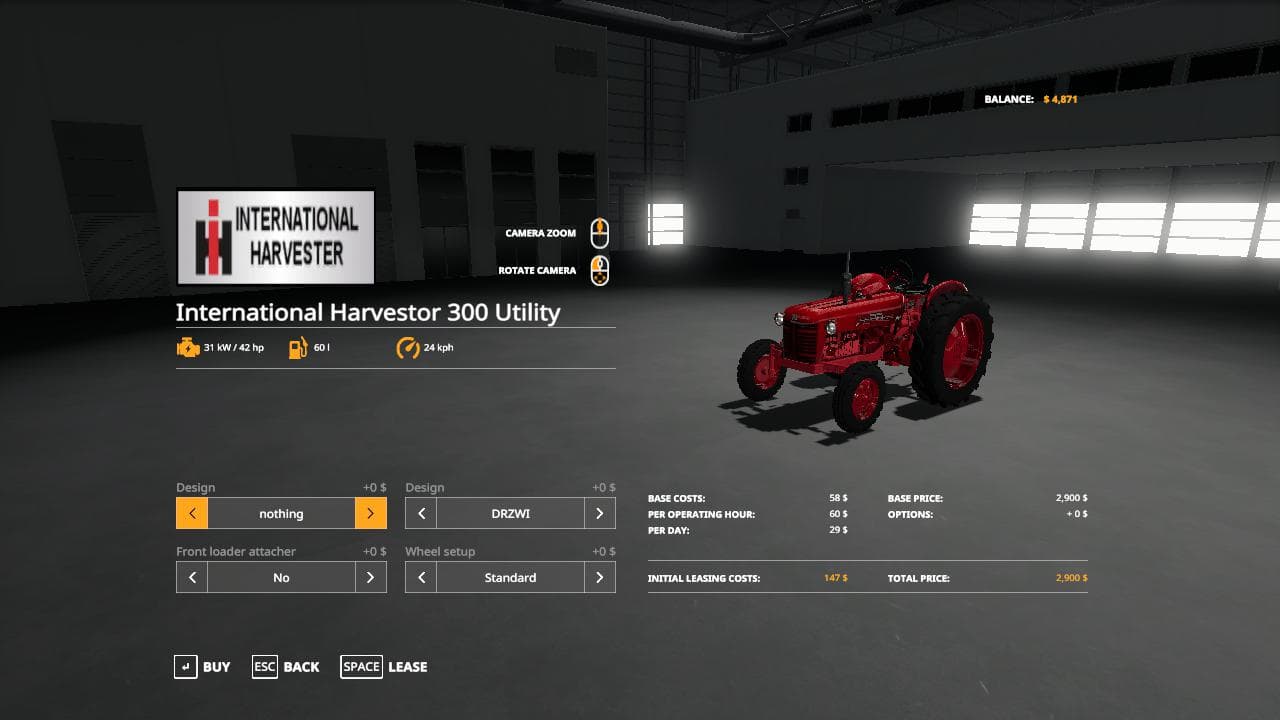 INTERNATIONAL HARVESTER 300 UTILITY WIP