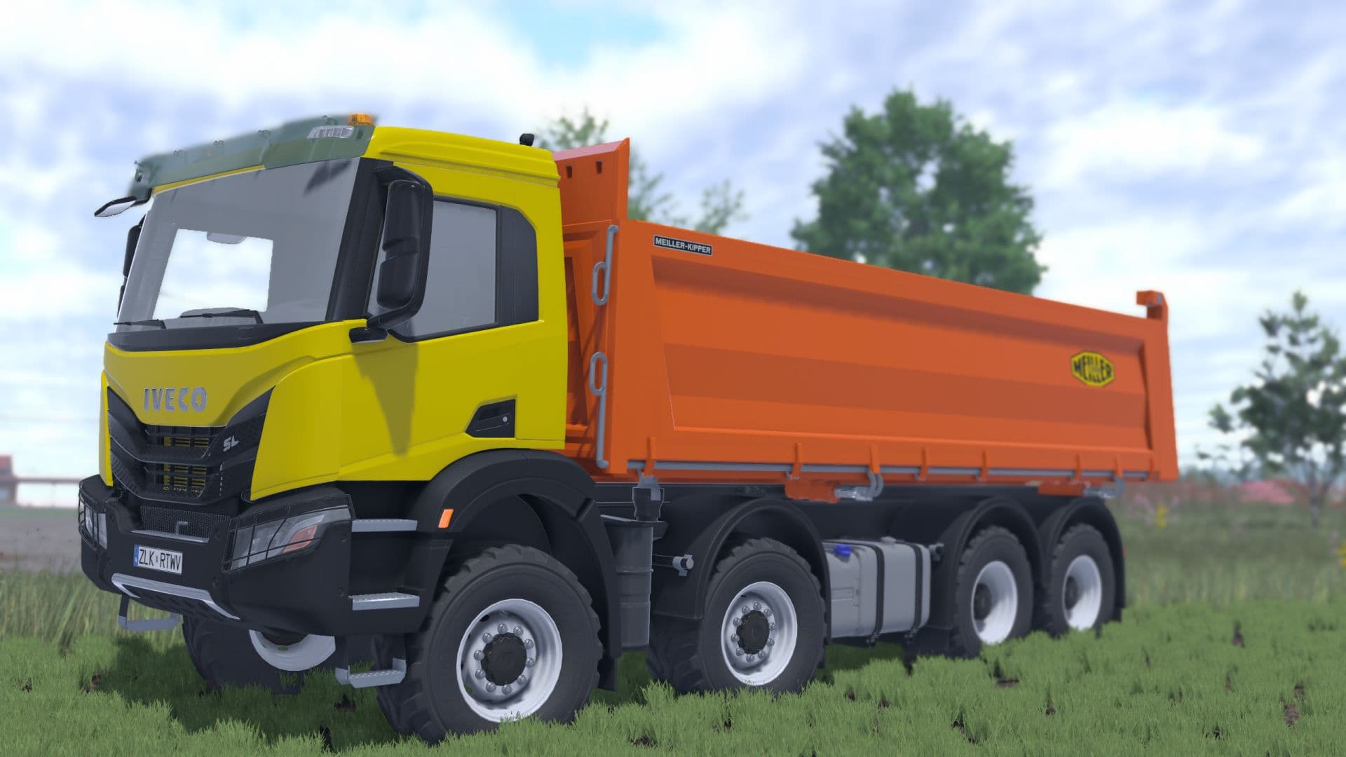 Iveco X-Way 8X8 Meiller Kipper