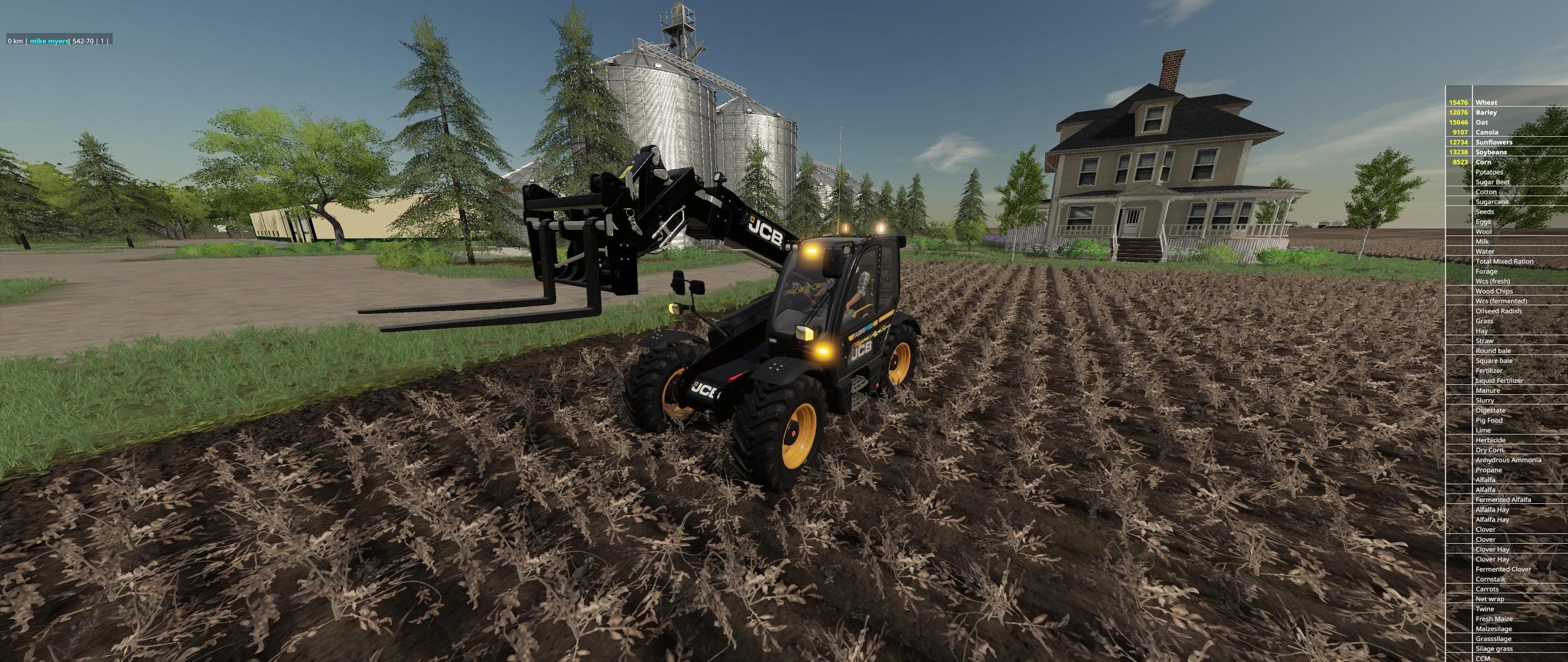 JCB PACK MYERS AGRI SPEC BLAACK EDITION