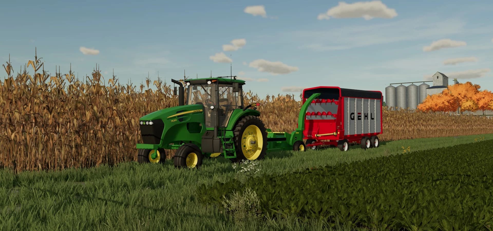 JOHN DEERE 3955 TRAILED FORAGER