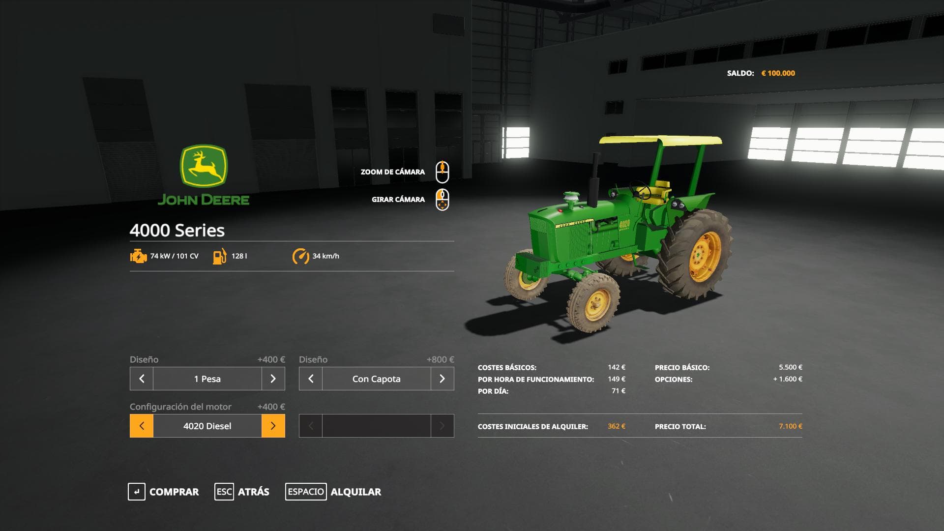 JOHN DEERE 4000 SERIES ESP