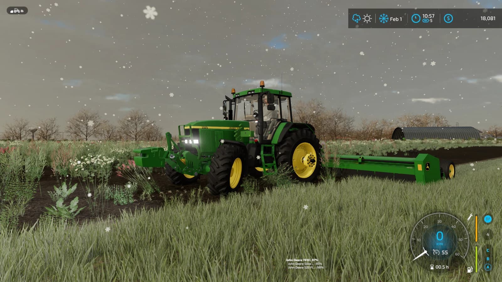 JOHN DEERE 520 FLAIL MOWER
