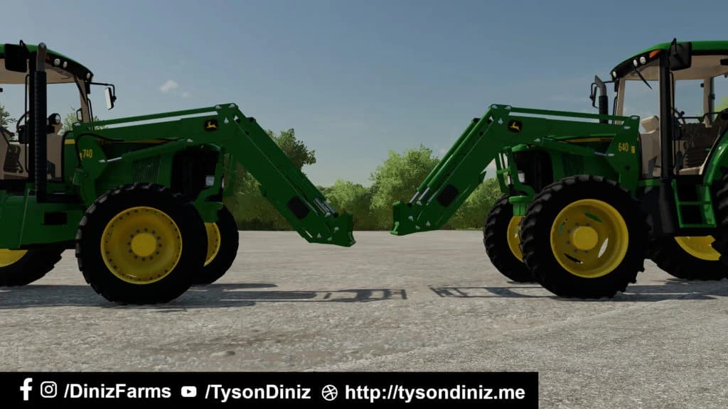 JOHN DEERE 640 AND 740