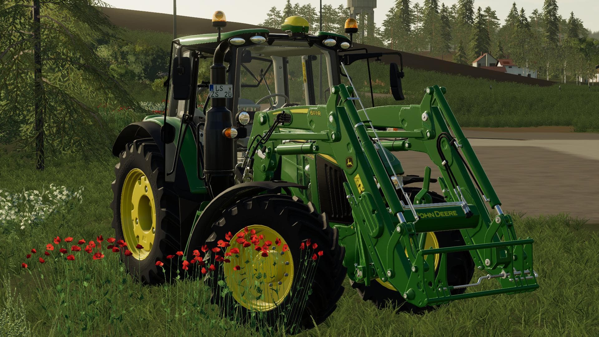 JOHN DEERE 6M SERIES WITH 603R FRONT LOADER