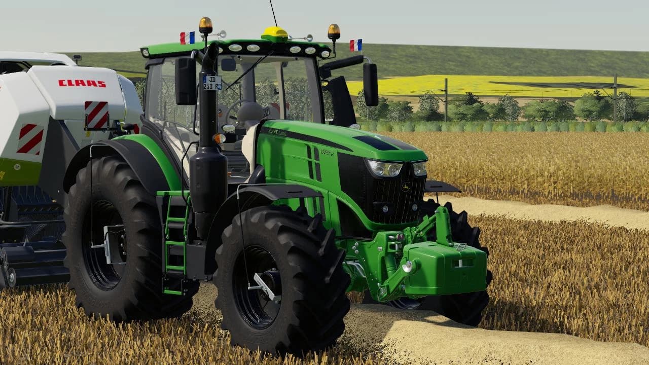 JOHN DEERE 6R SOUCY TRACKS