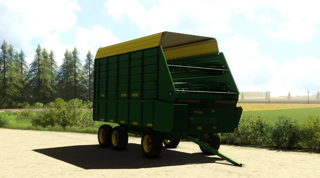 JOHN DEERE 716A FORAGE WAGON