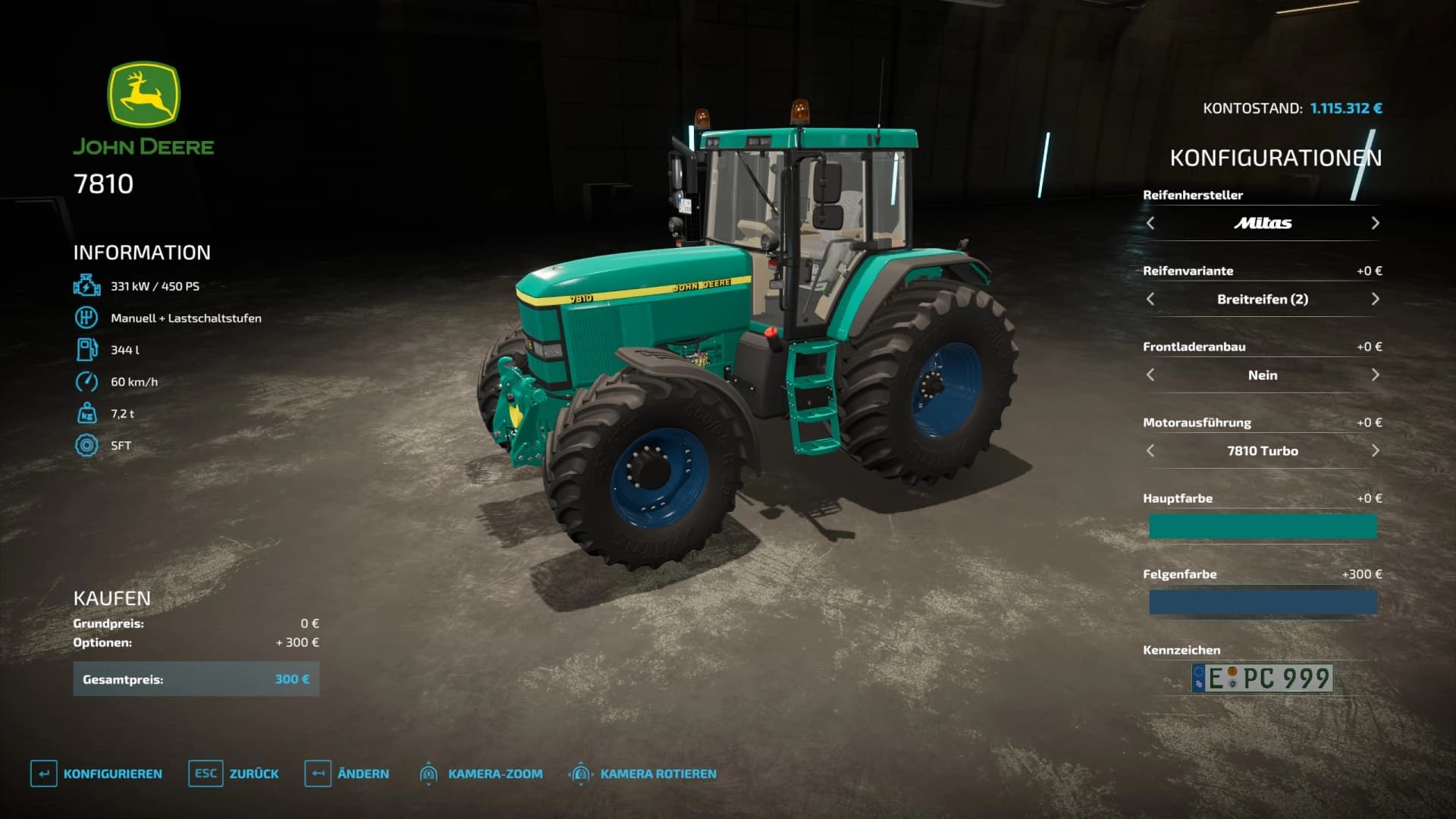 JOHN DEERE 7810 PLUS