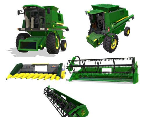 JOHN DEERE MAHDRESCHER 1450/1550 PACK BETA