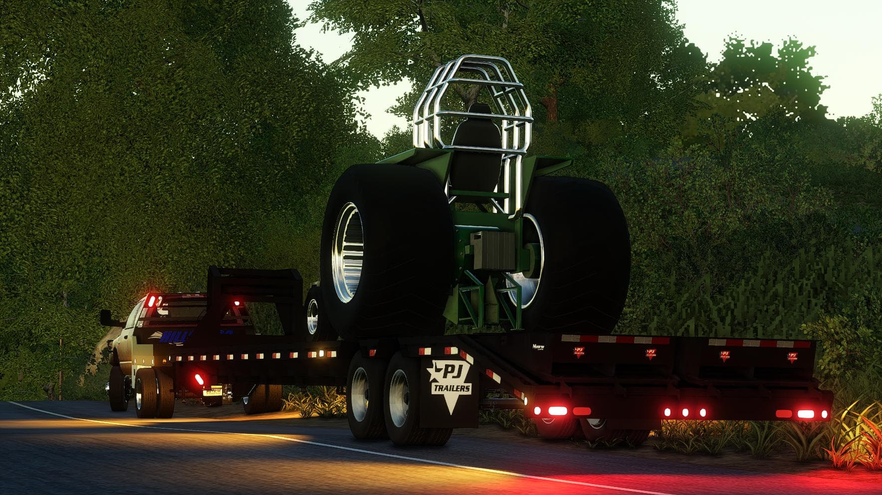 JOHN DEERE PULLING TRACTOR
