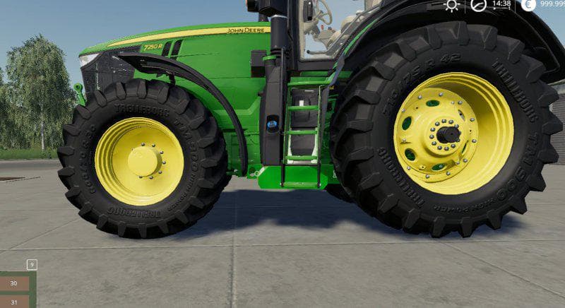 JOHN DEERE SERIES 7R WITH EZBALLAST UNDERGROUND WEIGHT