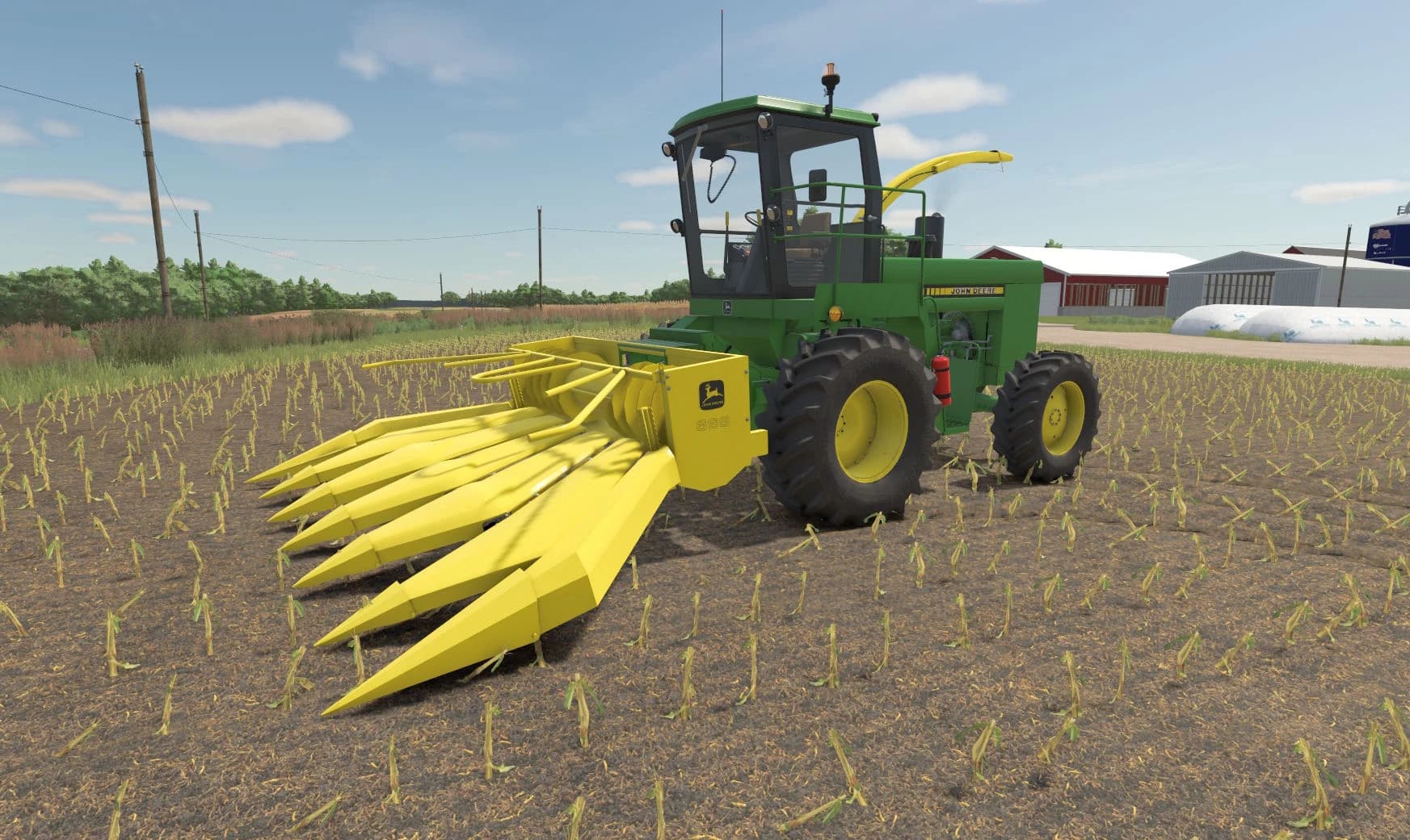 John Deere 5830 Forage Harvester