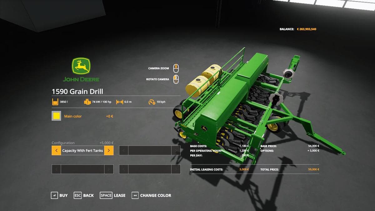 John Deere 1590 Grain Drill