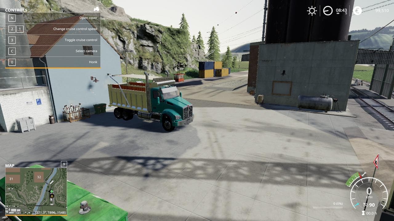 KENWORTH T880 DUMP TRUCK
