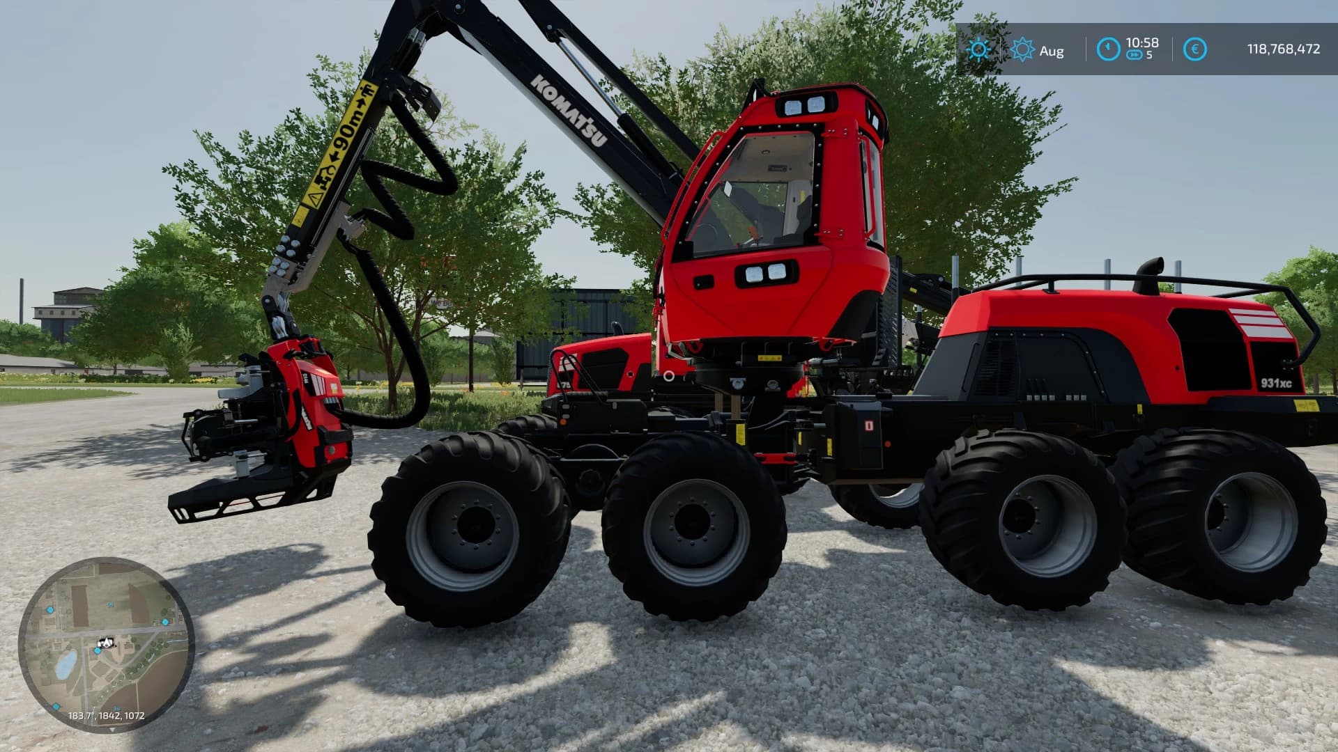 KOMATSU 875 AND XC931