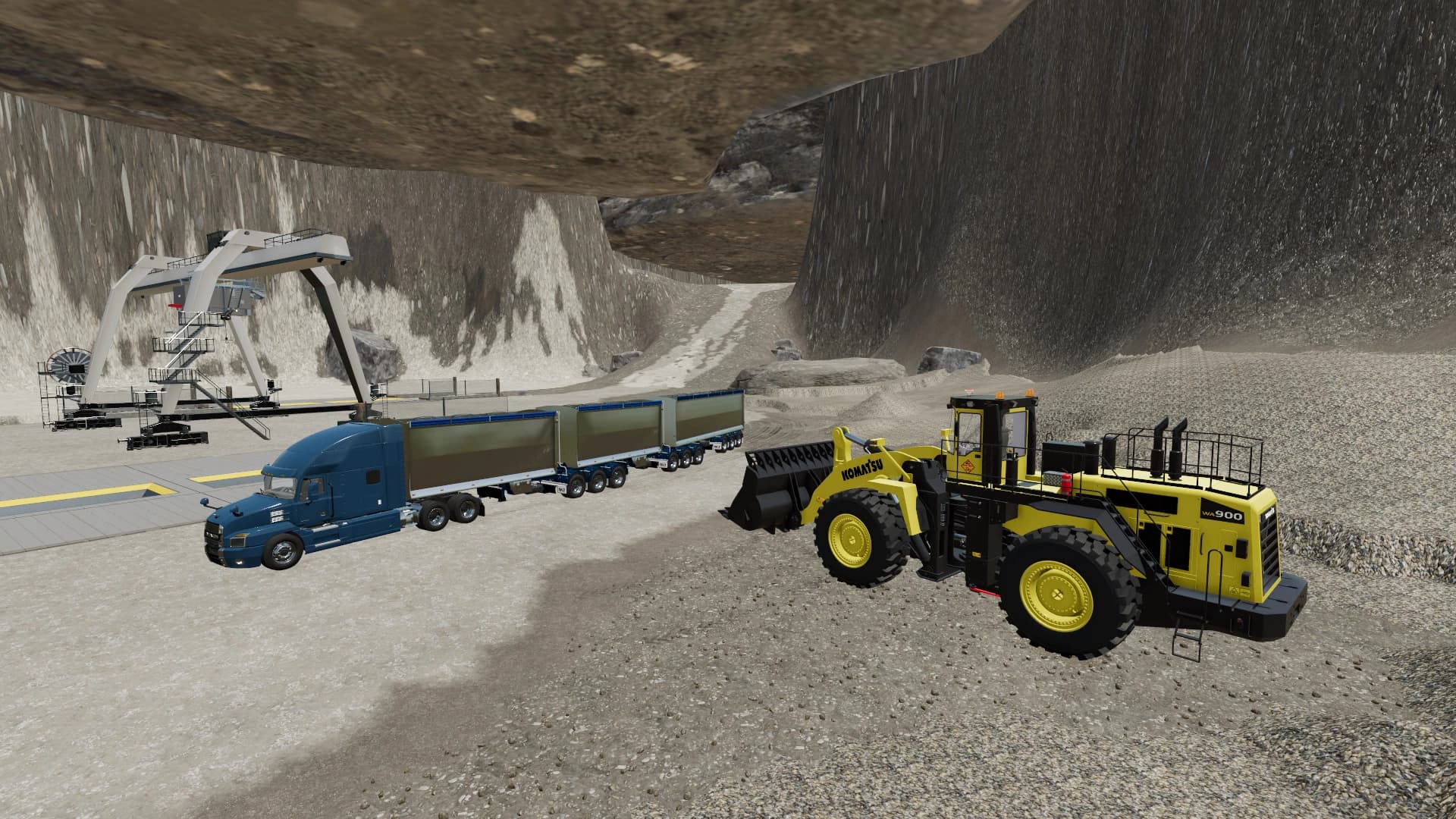 KOMATSU WA-900 MINING LOADER