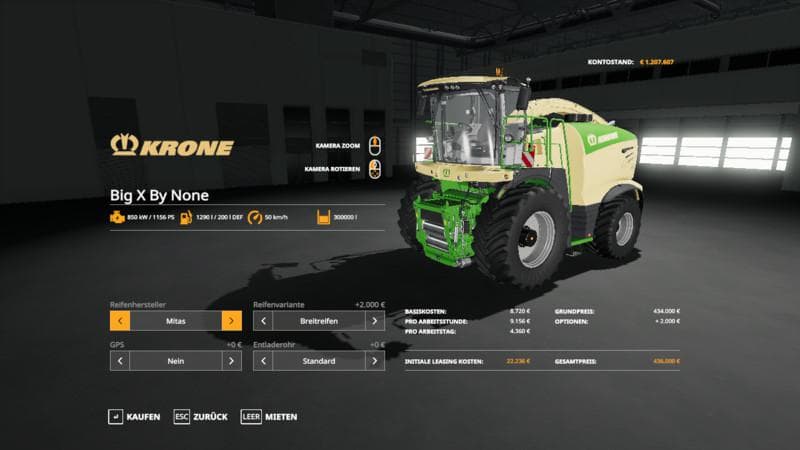 KRONE BIG X 1180 BY NONE