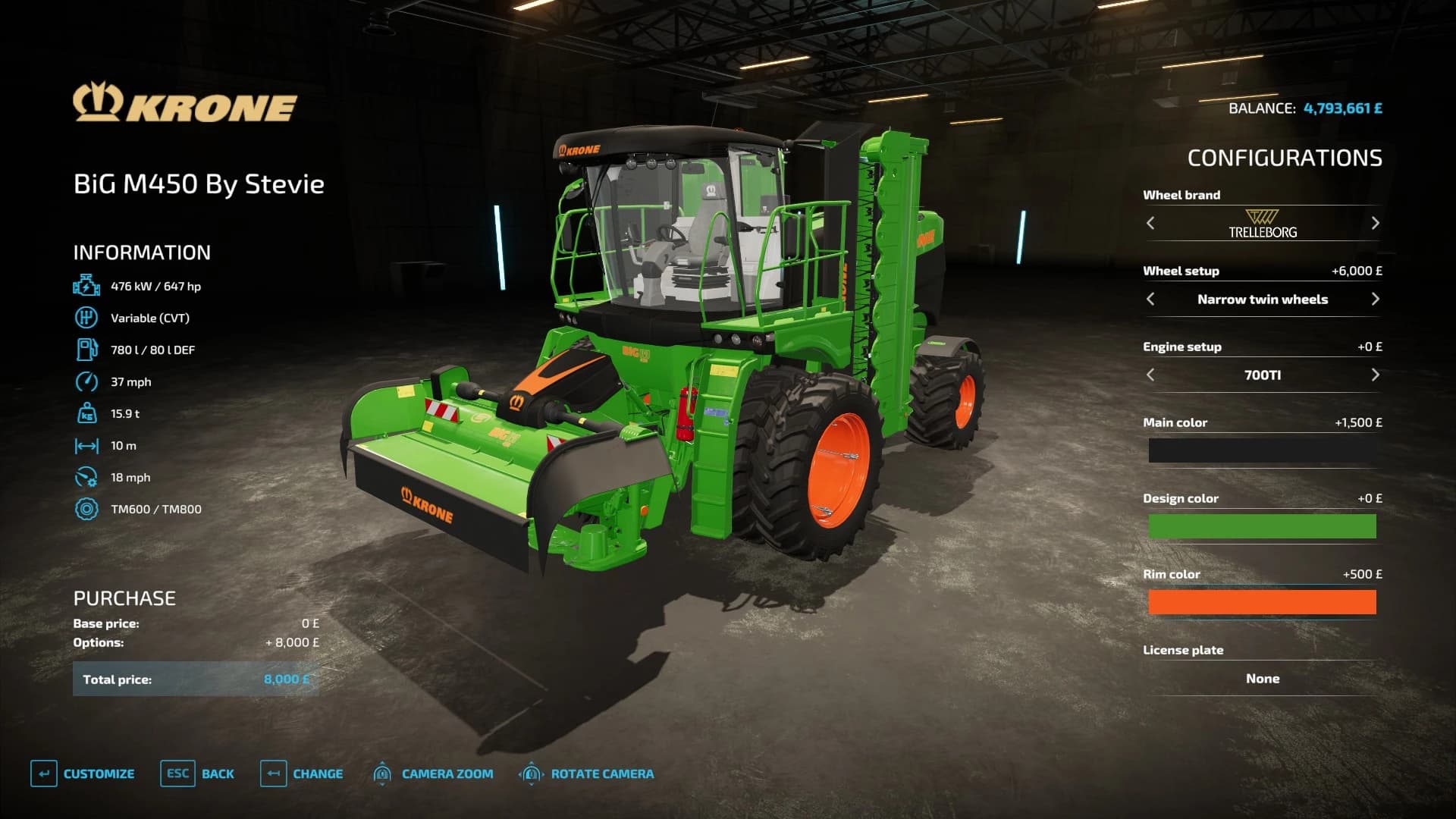 KRONE BIGM450