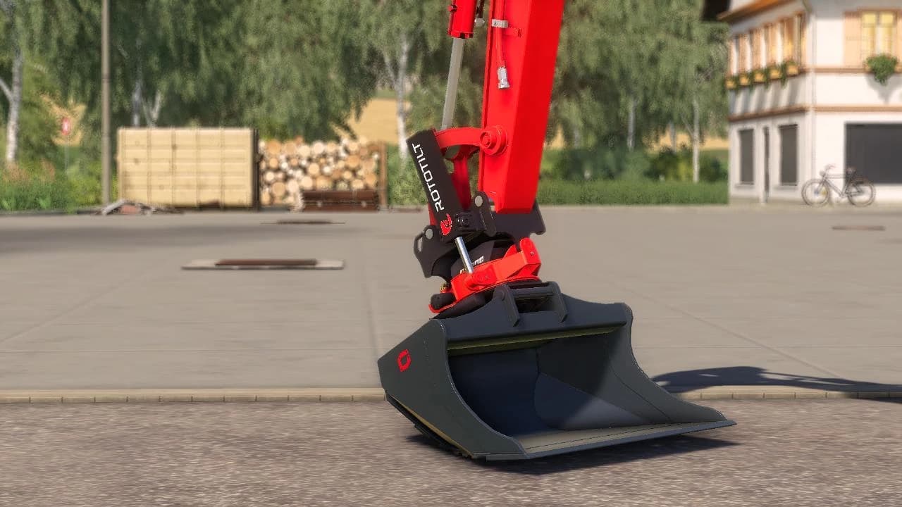 KUBOTA U48 WITH ROTOTILT R2