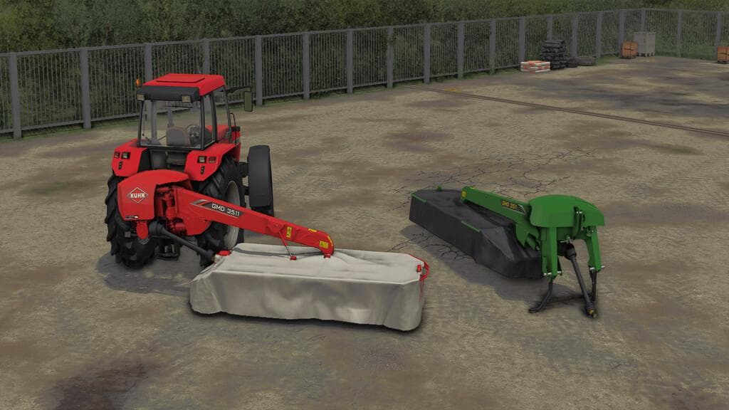 KUHN AND JOHN DEERE GMD 3511 FF