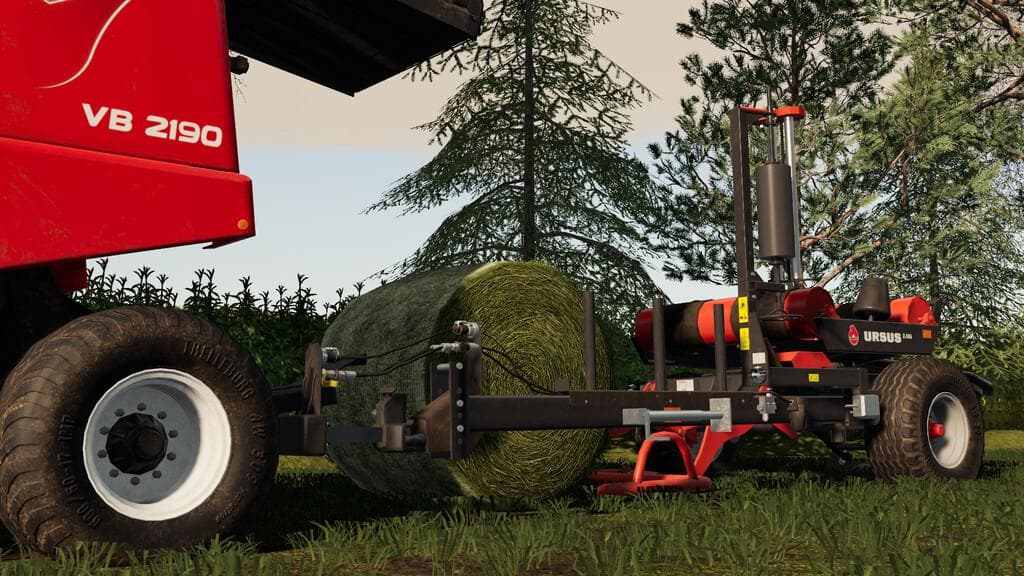 KUHN VB 2190 WITH ATTACHER TO URSUS Z586