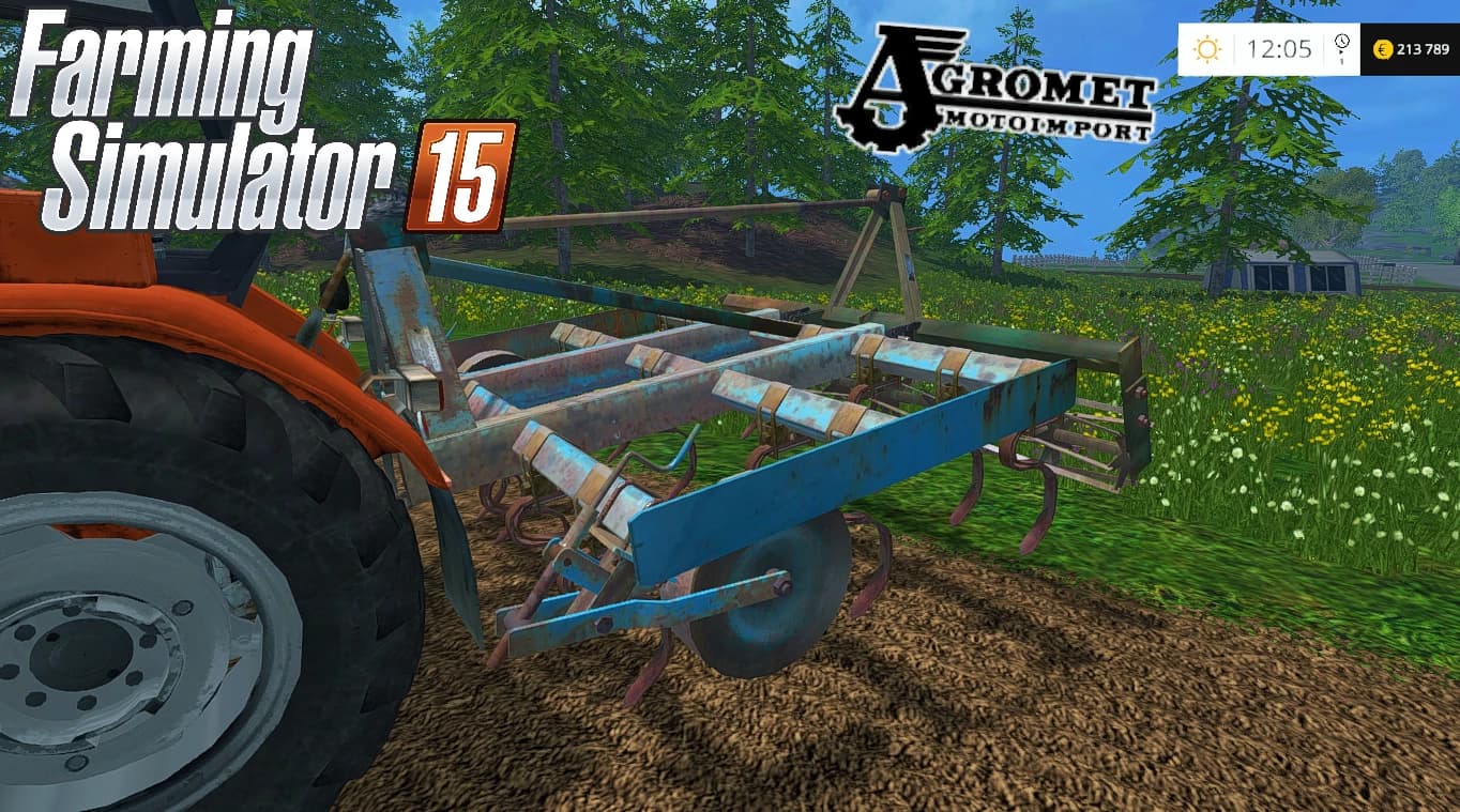 KULTYWATOR AGROMET U417 RDZA STARY