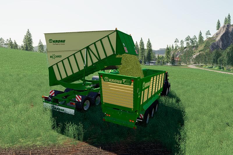 Krone Cargo Overloading Trailer