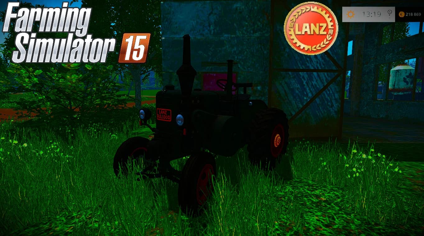 LANZ BULLDOG D9506 2WD BLACK OLD
