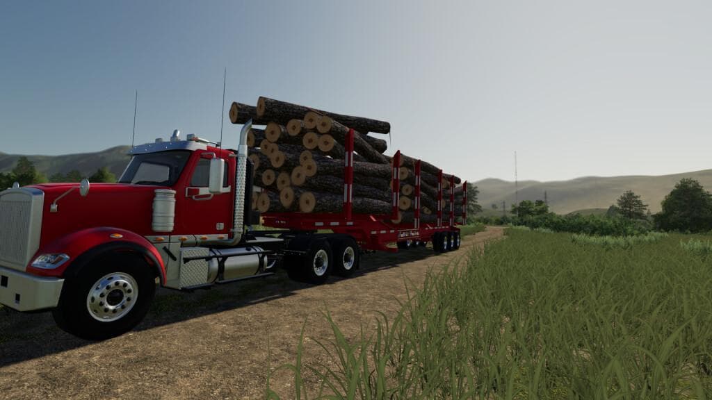 LIZARD TRI AXLE LOG TRAILER