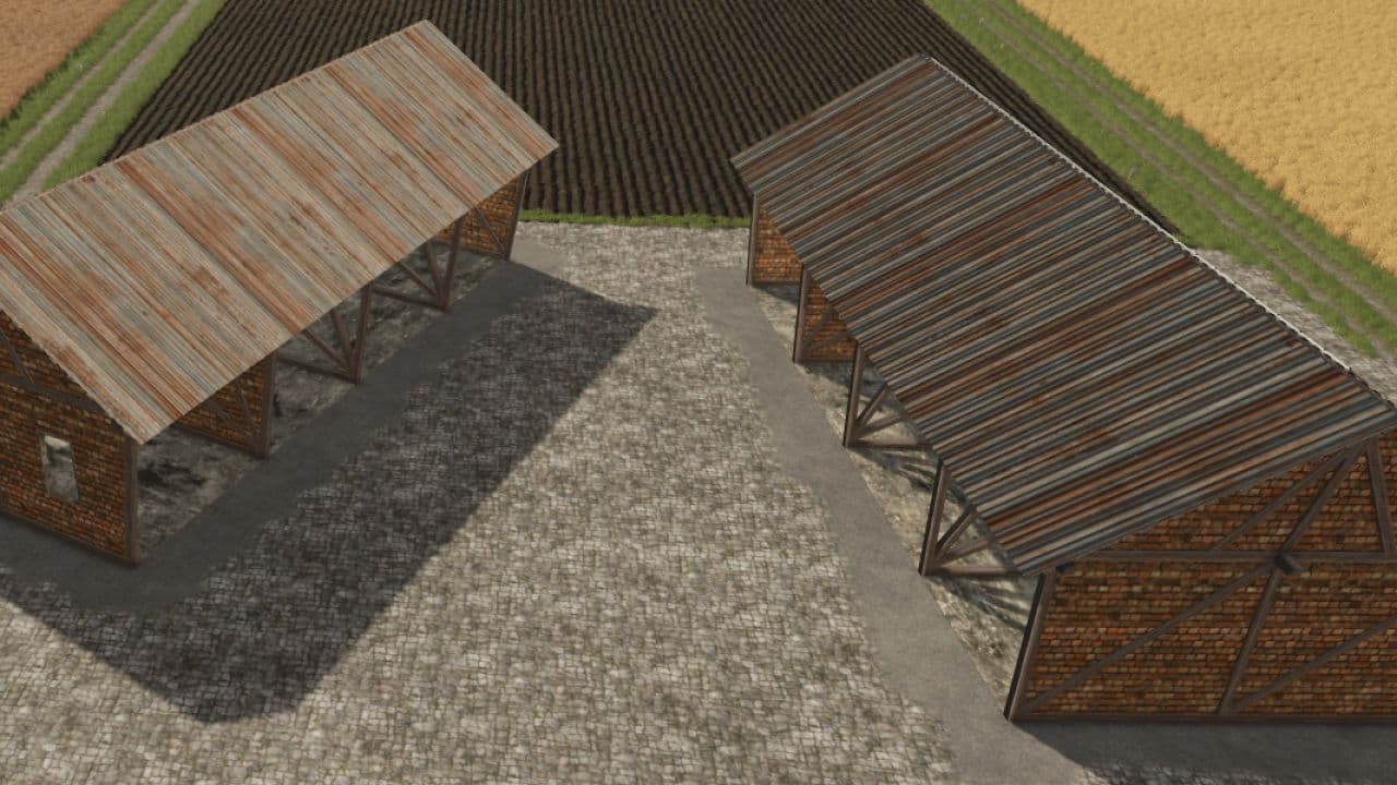 Long brick shed