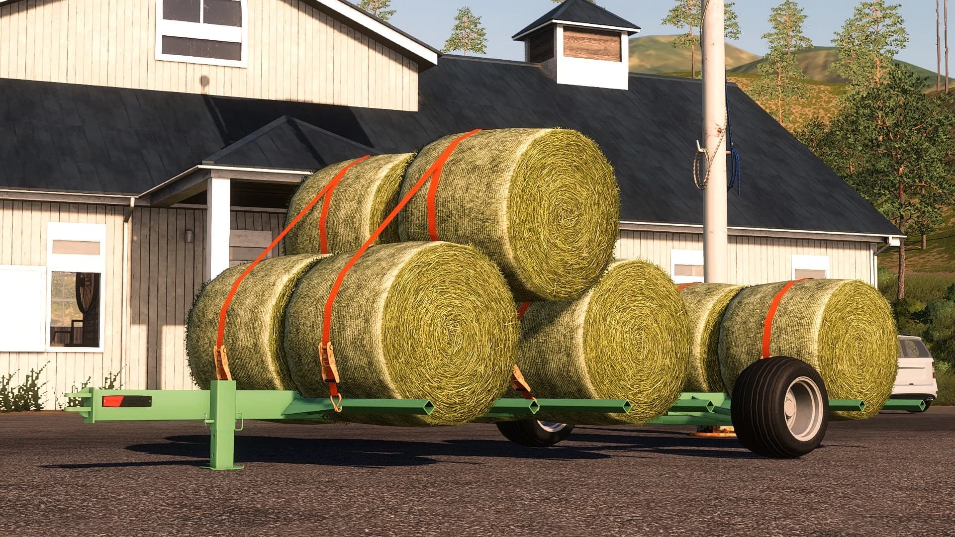 MAC-LANDER BALE TRAILER