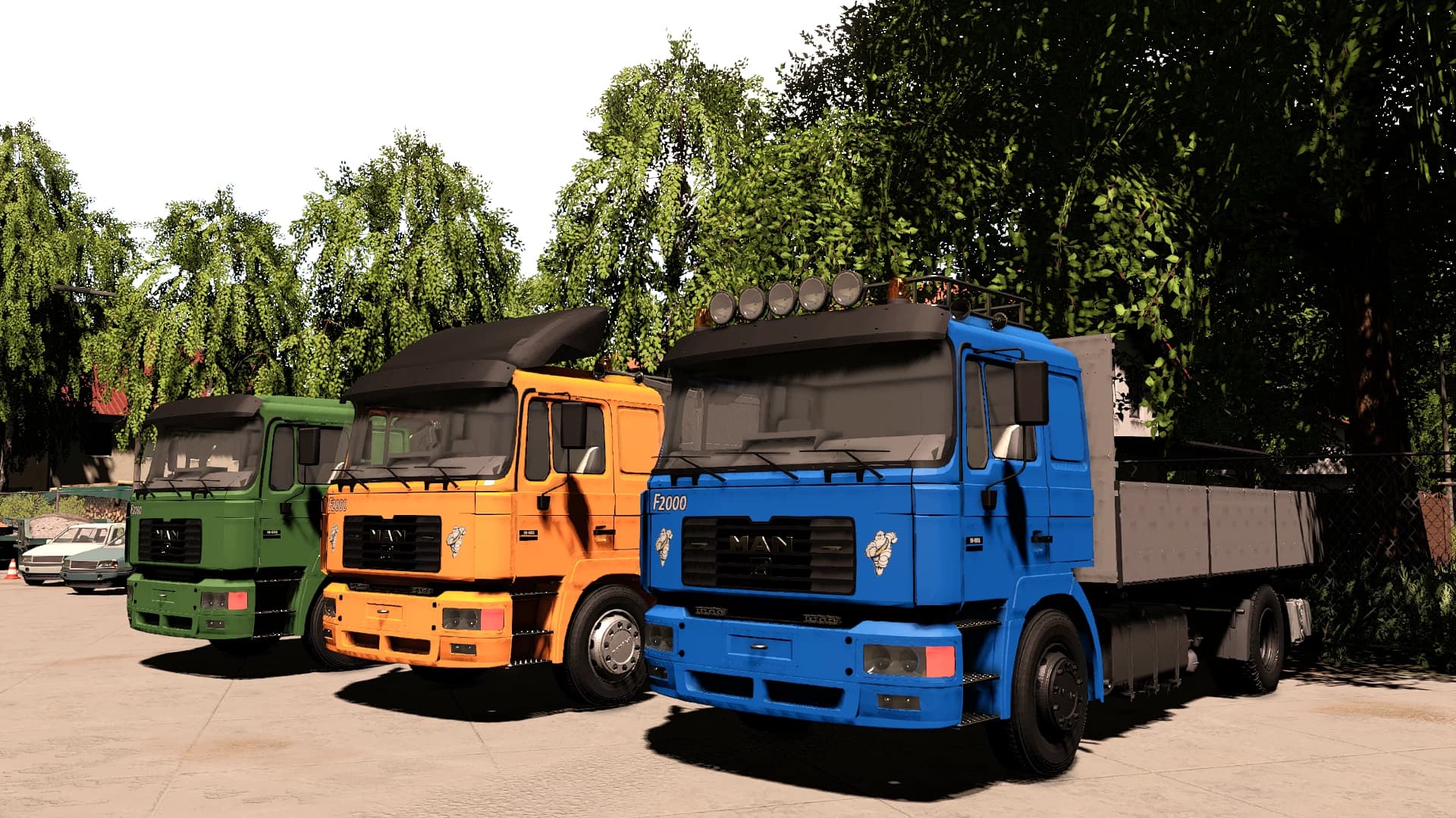 MAN F2000 SIDEDOORS WITH CRANE