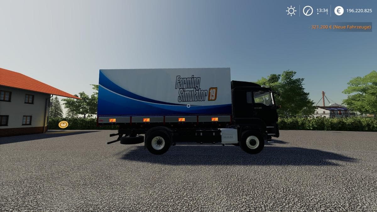 MAN LKW MIT PRITSCHE UND PLANE