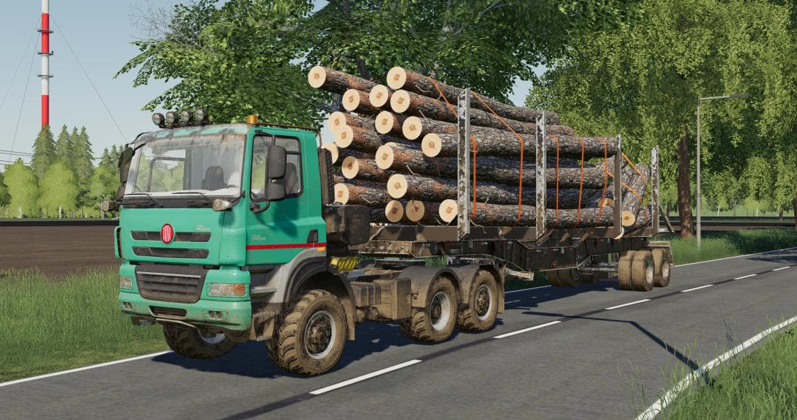 MANAC 45FT LOG TRAILER