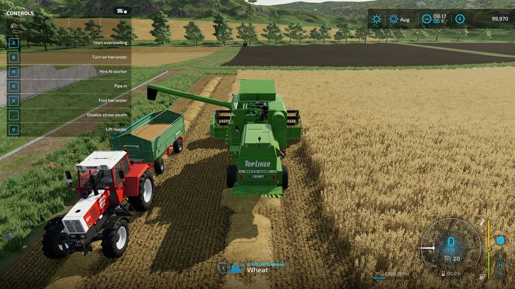 MANUAL COMBINE DISCHARGE