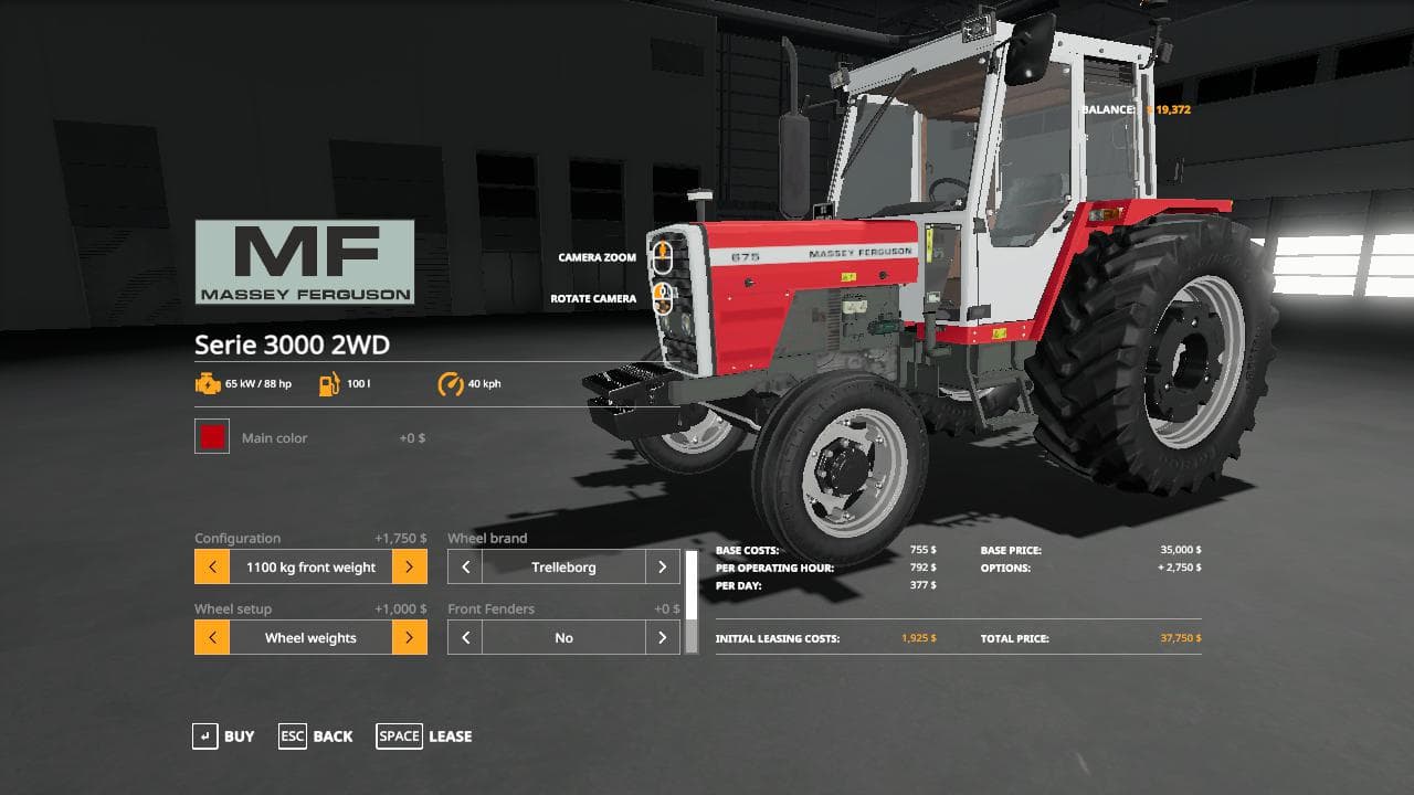 MASSEY FERGUSON 675 WIP