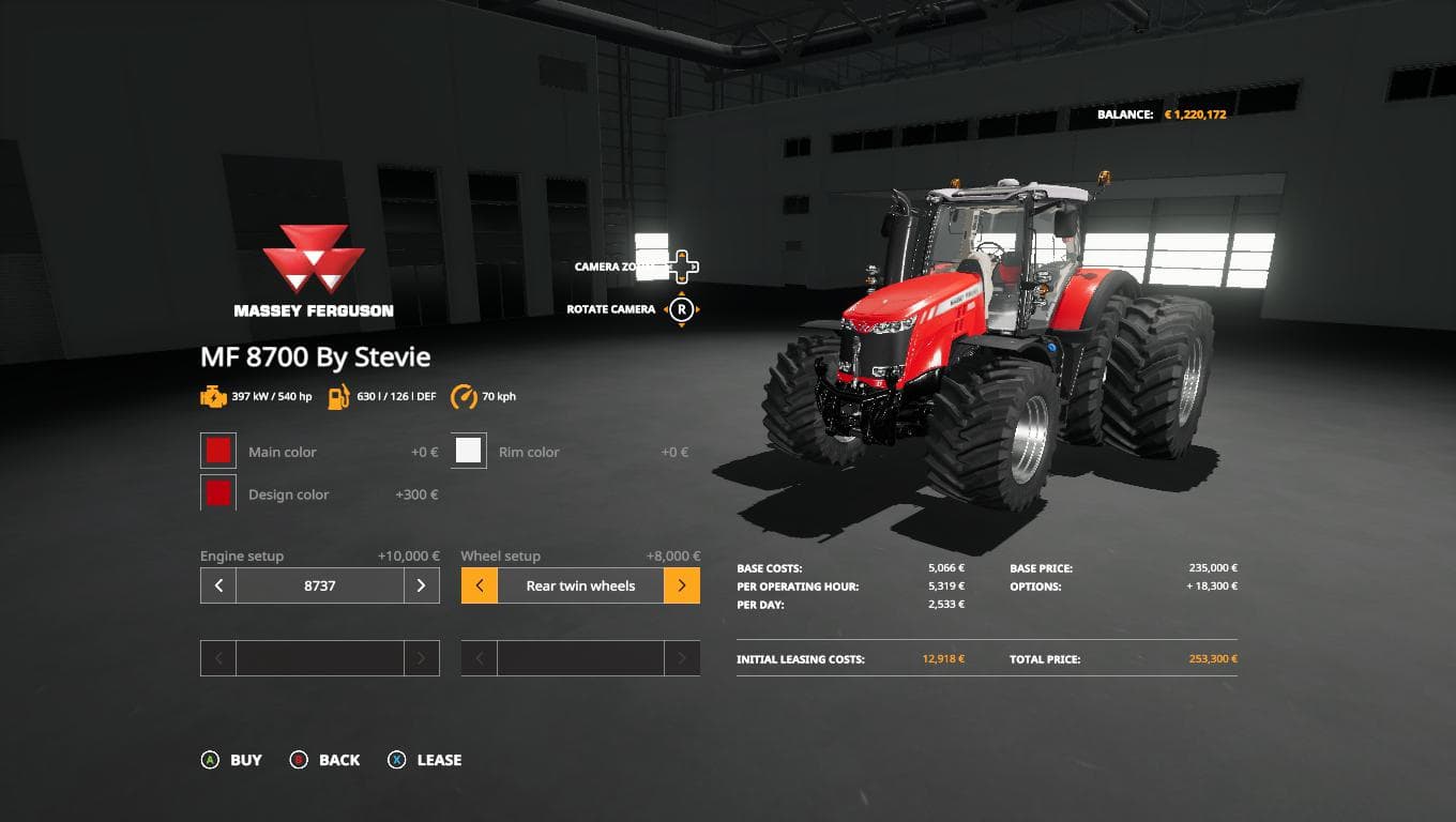 MASSEY FERGUSON 8700 + VEENHUIS PREMIUM INTEGRAL 30000
