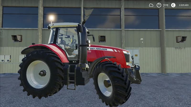 MASSEY FERGUSON MF7700 WITH FRONT FLASHERS