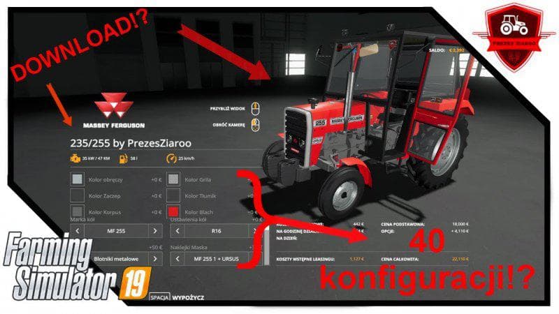 MASSEY FERGUSON POLISH PACK