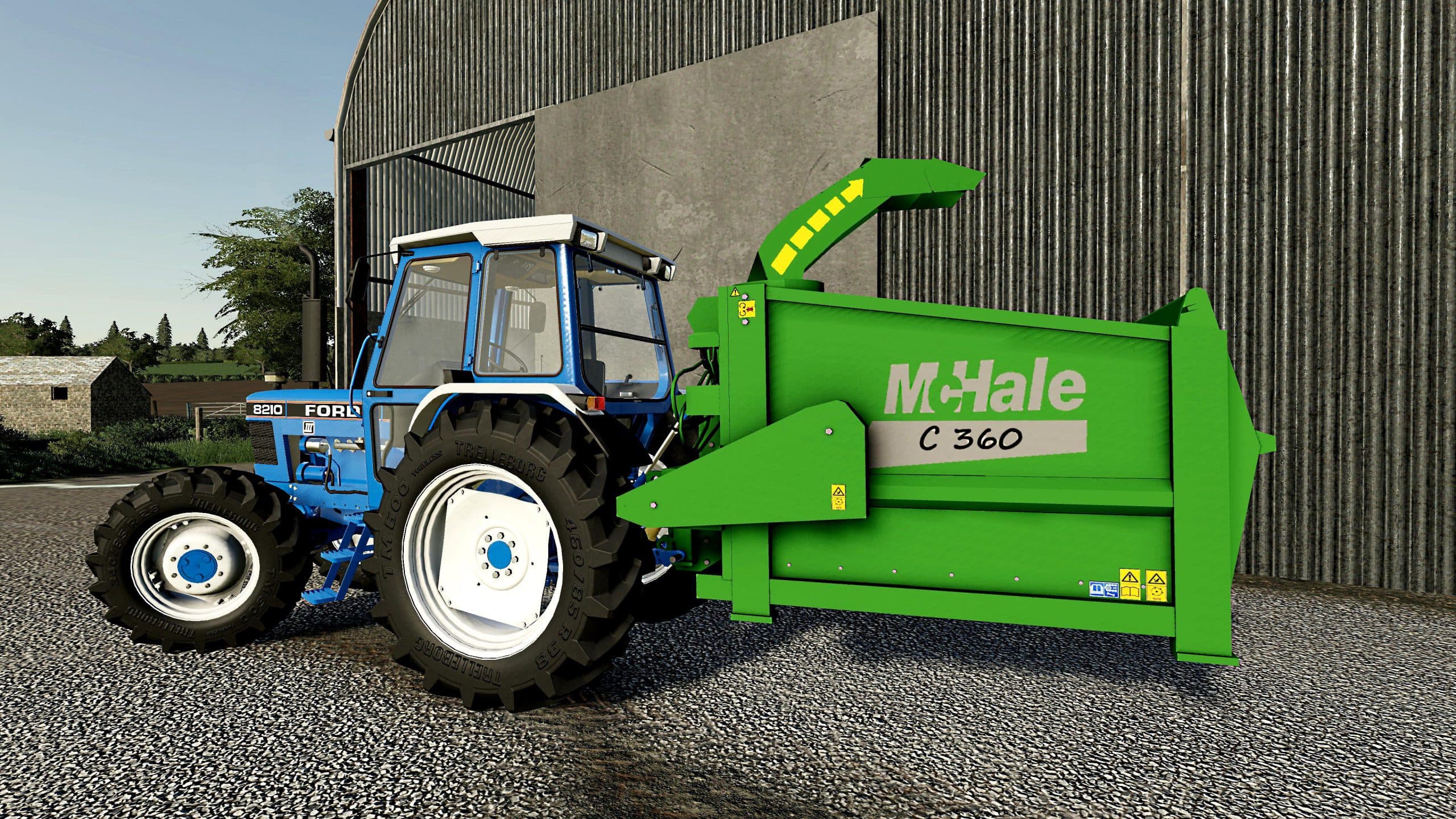 MCHALE C 360 STRAW CHOPPER RESKIN