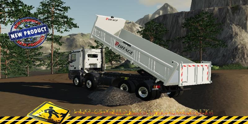 MERCEDES AROCS BENNE EIFFAGE