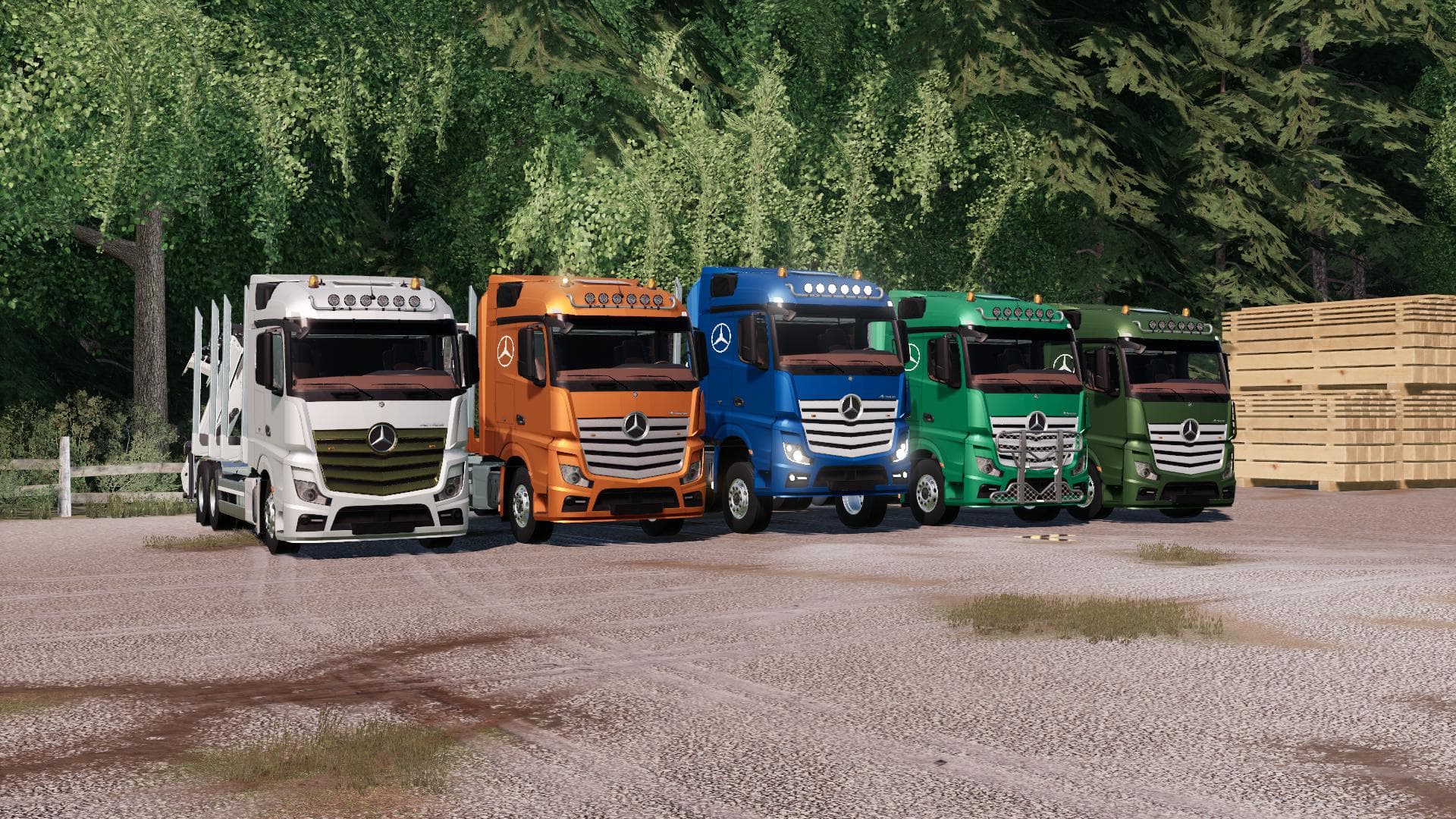MERCEDES BENZ ACTROS FORSTAUFBAU
