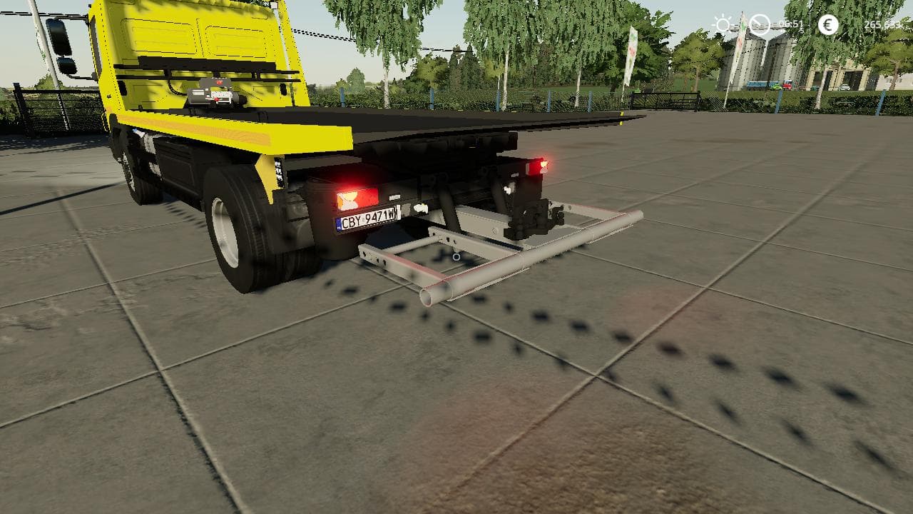 MERCEDES BENZ ATEGO POLSKA LAWETA