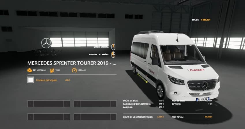 MERCEDES SPRINTER TOURER - CATTEAU VOYAGES