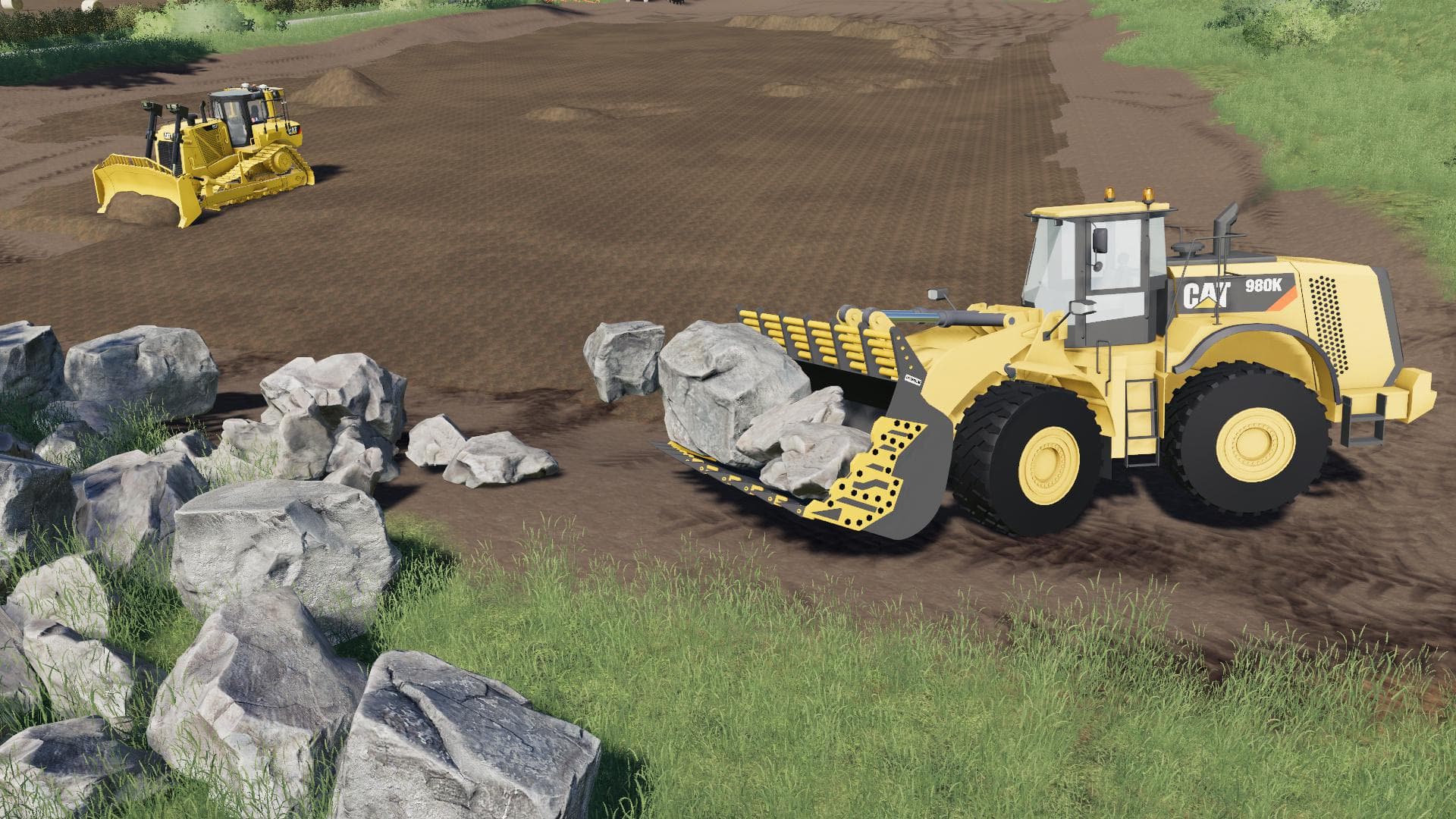 MINING BUCKET FOR 980K CAT LOADER