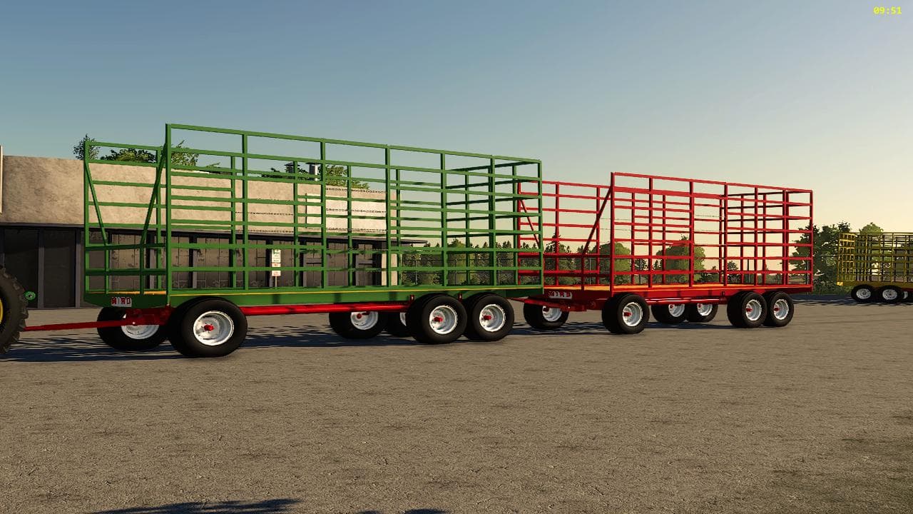MIRO SMALL SQUARE BALE TRAILER