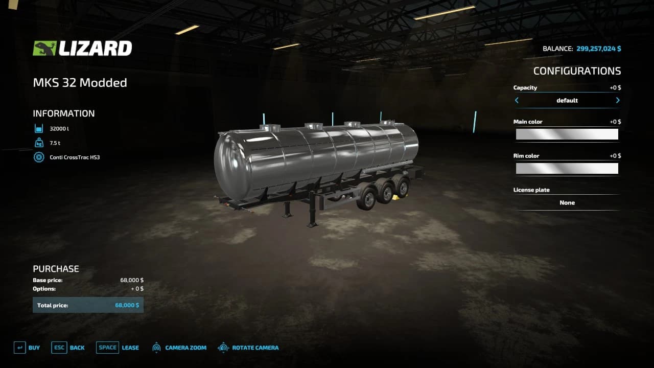MKS32 MODDED MULTI LIQUID TANKER