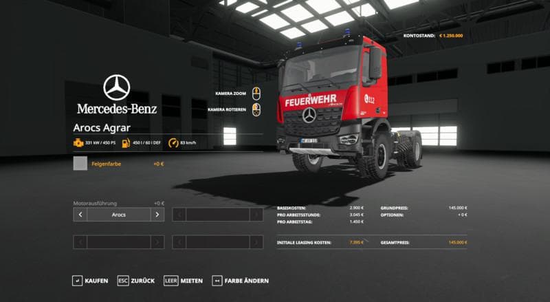 Mercedes Benz Fire Department Edition
