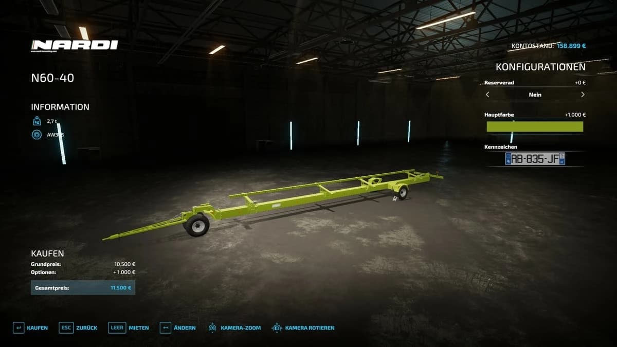 NARDI CUTTER TRAILER PACK
