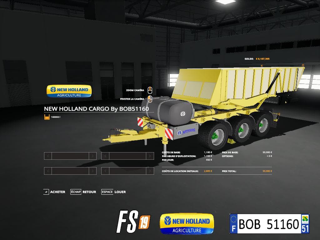 NEW HOLLAND CARGO BY BOB51160