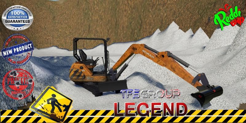 NOMAD MINI EXCAVATOR CURAGE